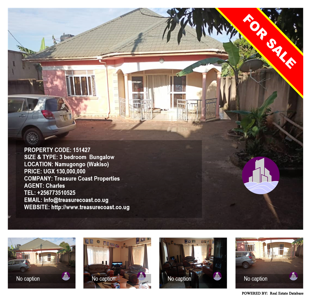 3 bedroom Bungalow  for sale in Namugongo Wakiso Uganda, code: 151427