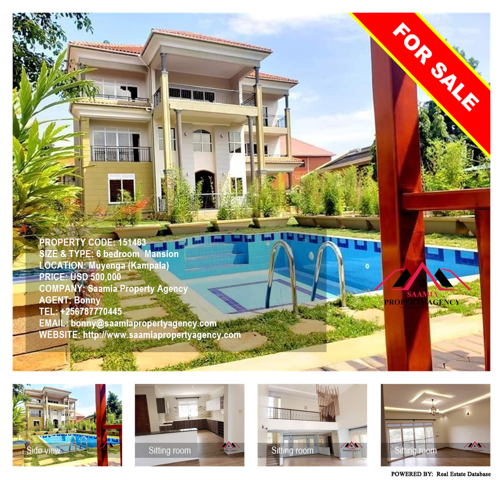 6 bedroom Mansion  for sale in Muyenga Kampala Uganda, code: 151463