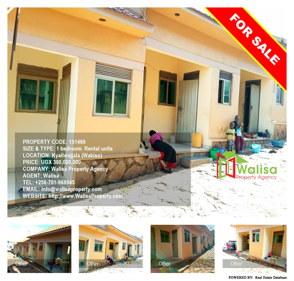 1 bedroom Rental units  for sale in Kyaliwajjala Wakiso Uganda, code: 151469