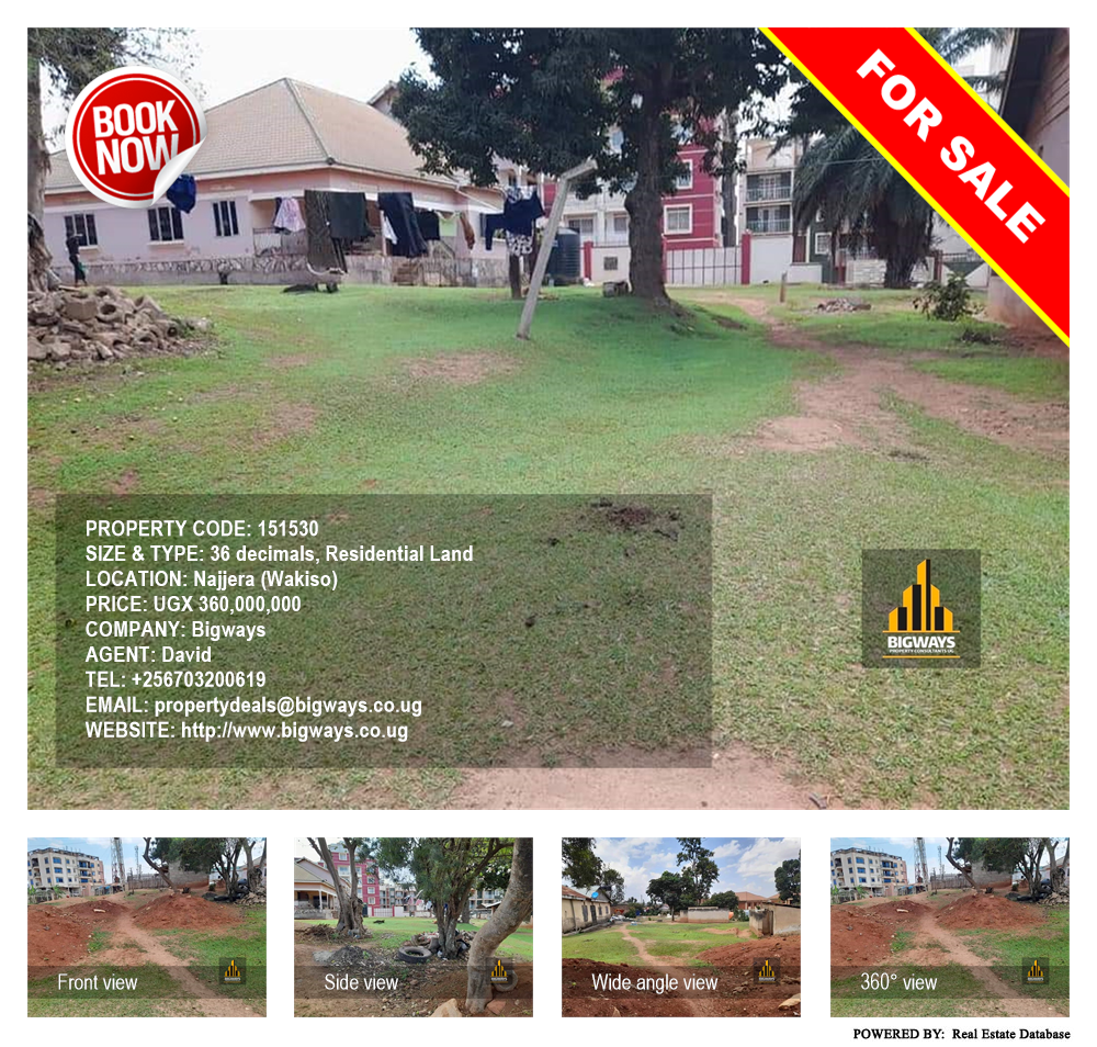 Residential Land  for sale in Najjera Wakiso Uganda, code: 151530