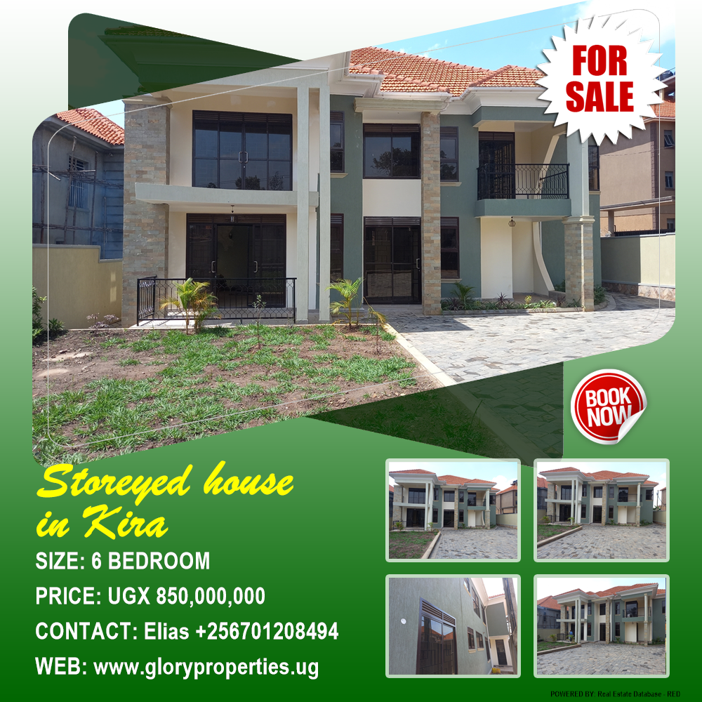 6 bedroom Storeyed house  for sale in Kira Wakiso Uganda, code: 151557