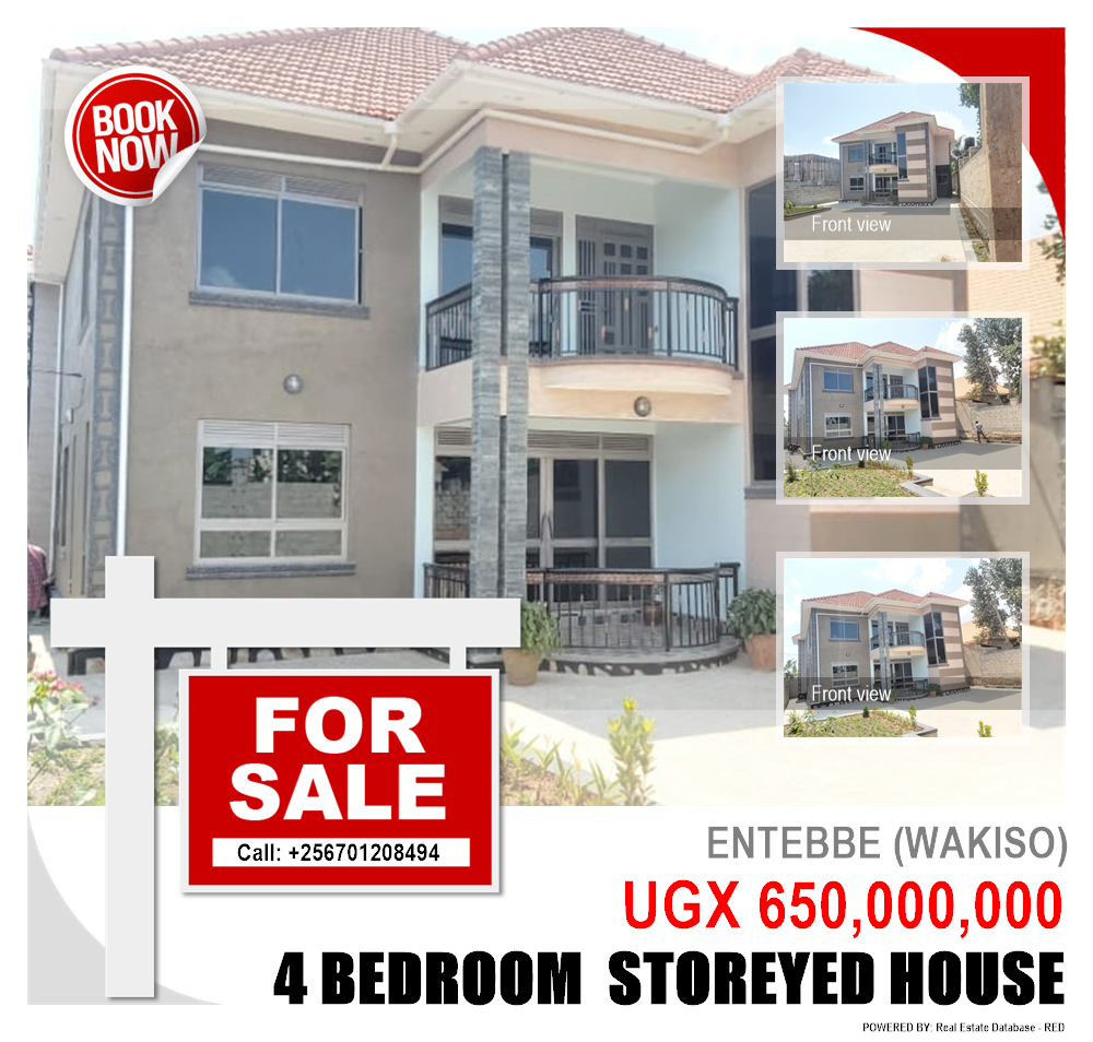 4 bedroom Storeyed house  for sale in Entebbe Wakiso Uganda, code: 151651