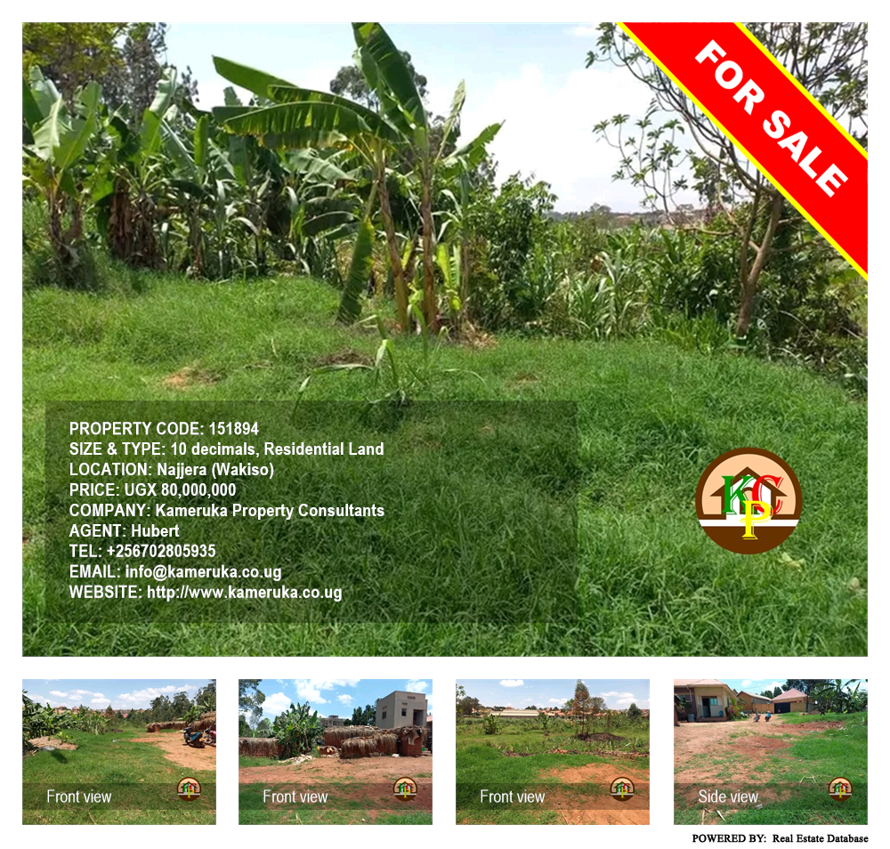Residential Land  for sale in Najjera Wakiso Uganda, code: 151894