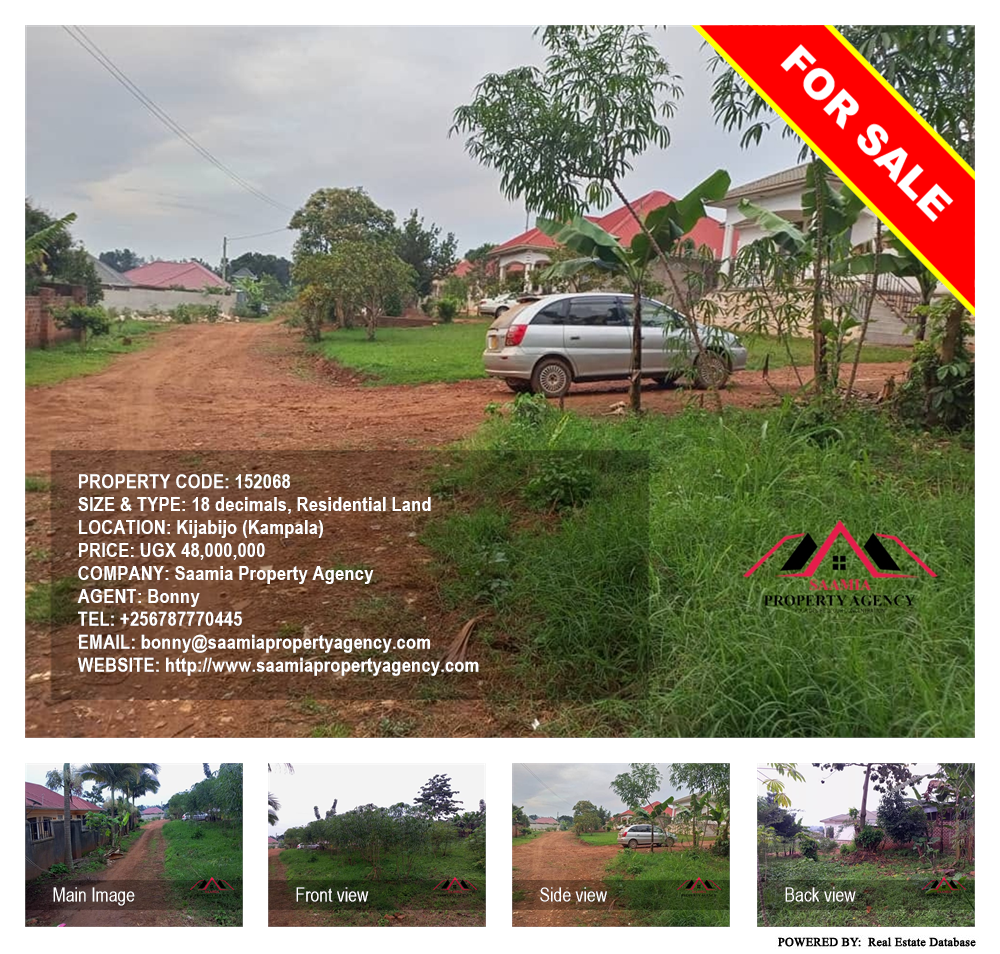 Residential Land  for sale in Kijabijo Kampala Uganda, code: 152068