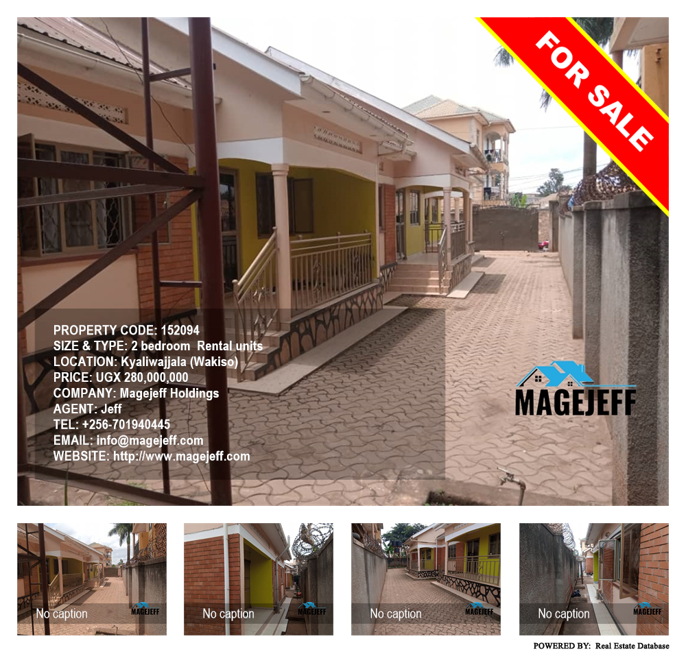 2 bedroom Rental units  for sale in Kyaliwajjala Wakiso Uganda, code: 152094