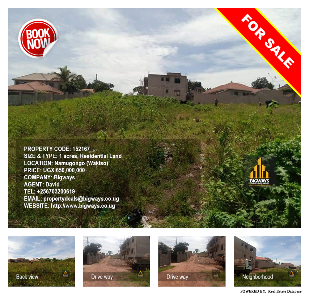 Residential Land  for sale in Namugongo Wakiso Uganda, code: 152167