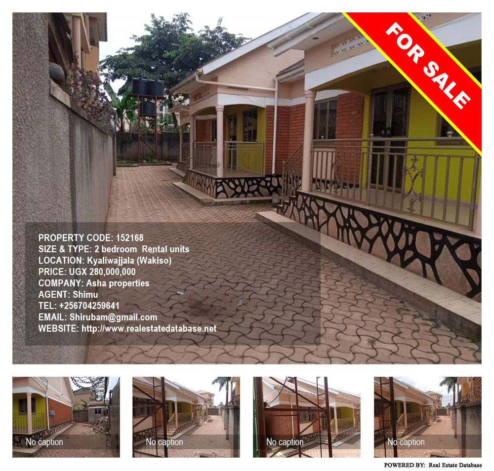 2 bedroom Rental units  for sale in Kyaliwajjala Wakiso Uganda, code: 152168