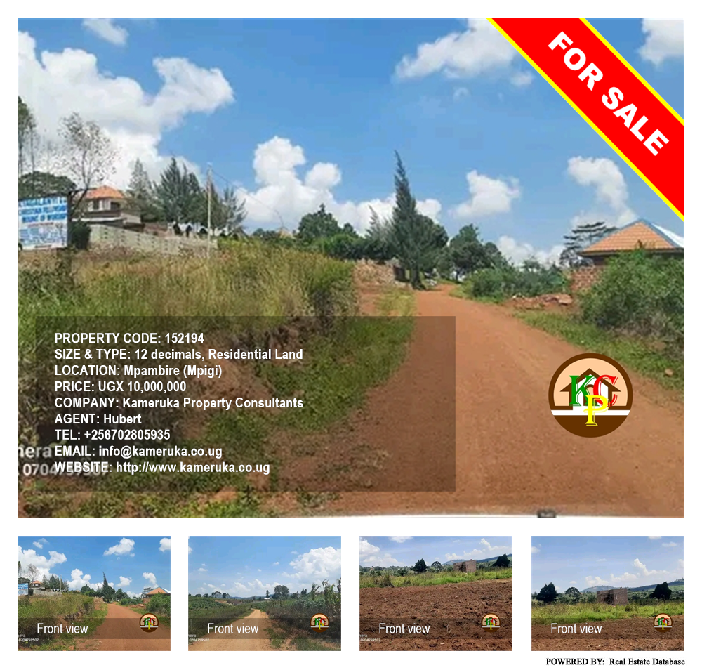 Residential Land  for sale in Mpambire Mpigi Uganda, code: 152194