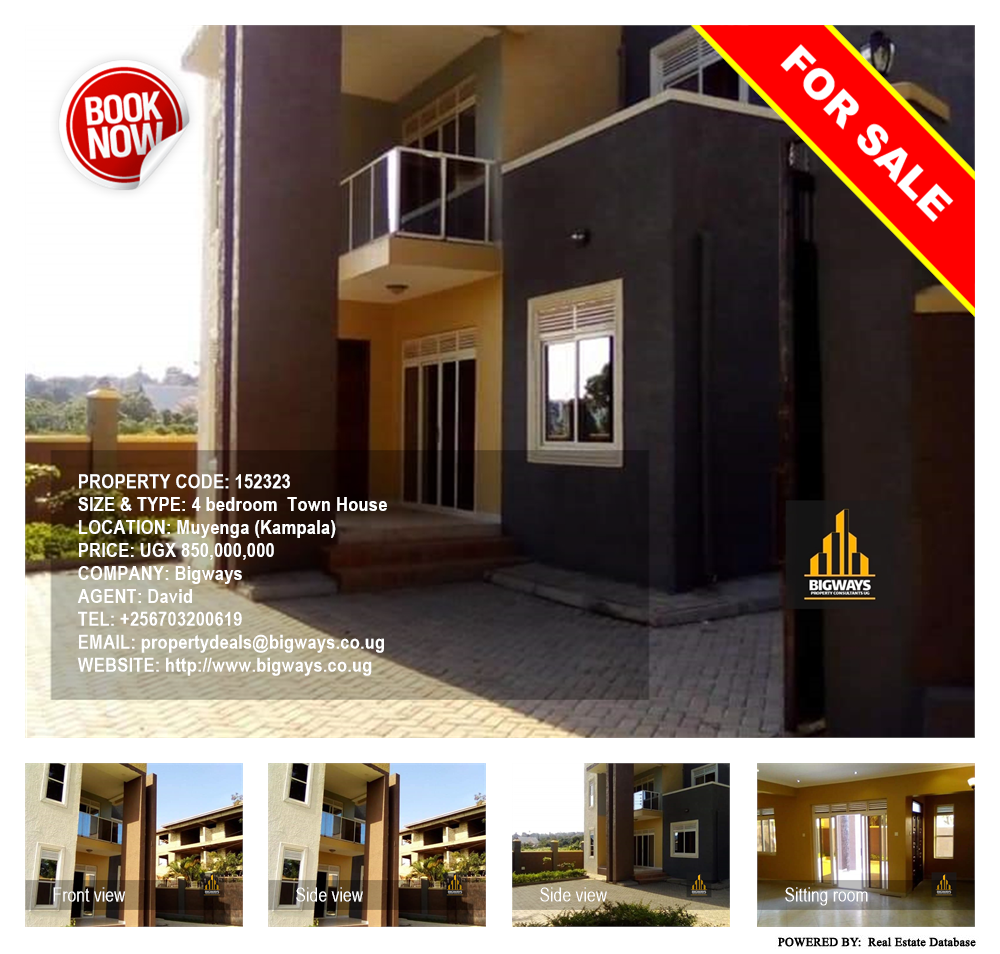 4 bedroom Town House  for sale in Muyenga Kampala Uganda, code: 152323