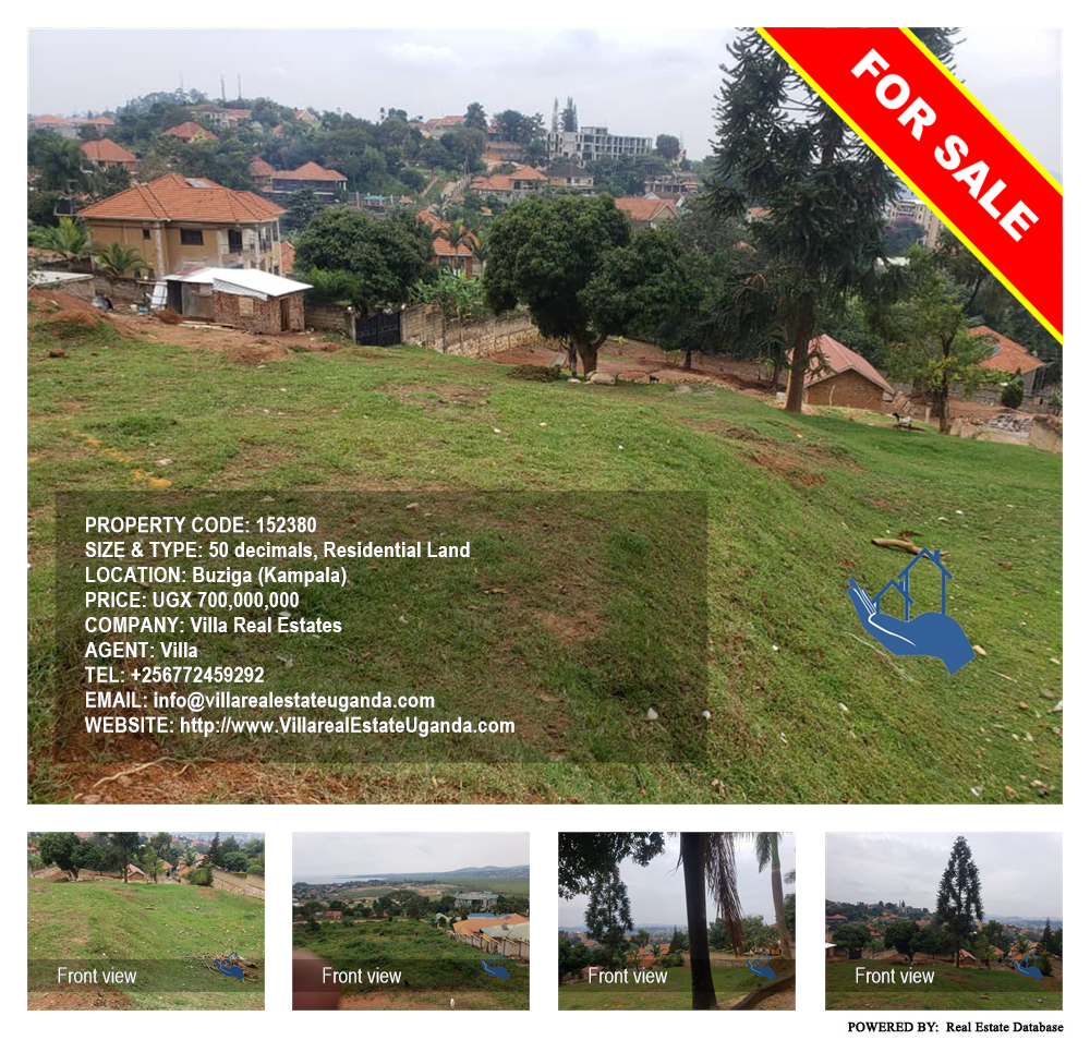 Residential Land  for sale in Buziga Kampala Uganda, code: 152380