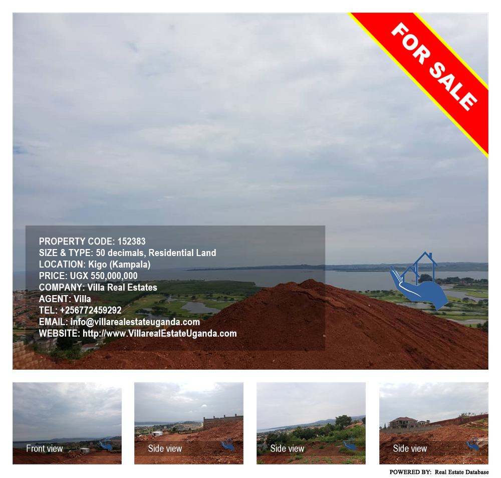 Residential Land  for sale in Kigo Kampala Uganda, code: 152383