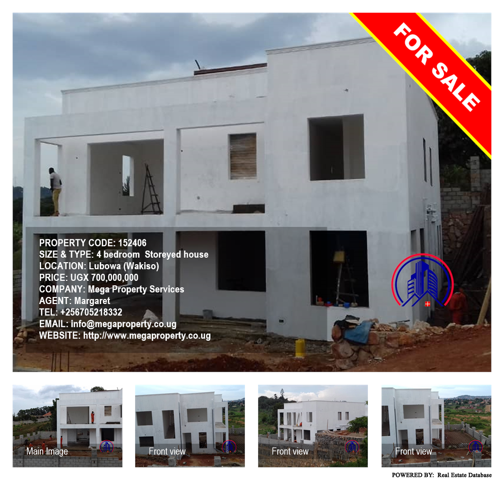 4 bedroom Storeyed house  for sale in Lubowa Wakiso Uganda, code: 152406