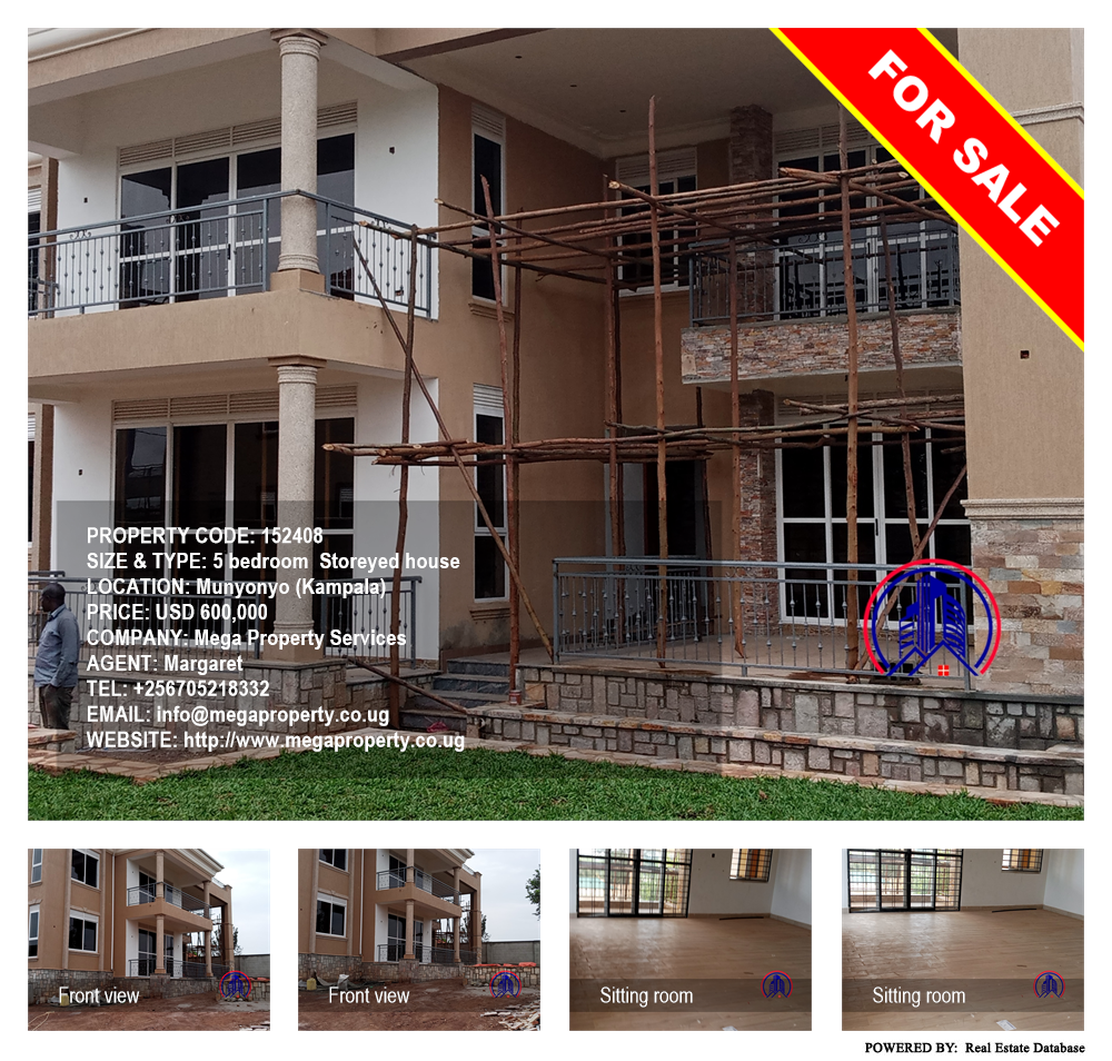 5 bedroom Storeyed house  for sale in Munyonyo Kampala Uganda, code: 152408