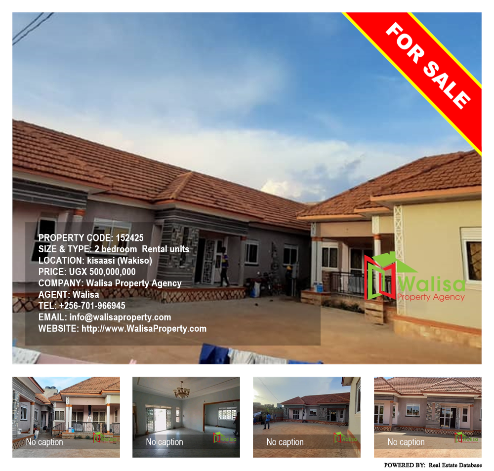 2 bedroom Rental units  for sale in Kisaasi Wakiso Uganda, code: 152425