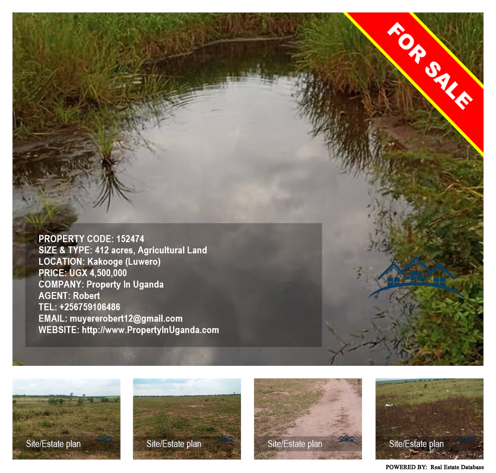 Agricultural Land  for sale in Kakooge Luweero Uganda, code: 152474