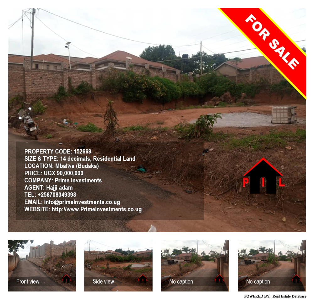 Residential Land  for sale in Mbalwa Budaka Uganda, code: 152669