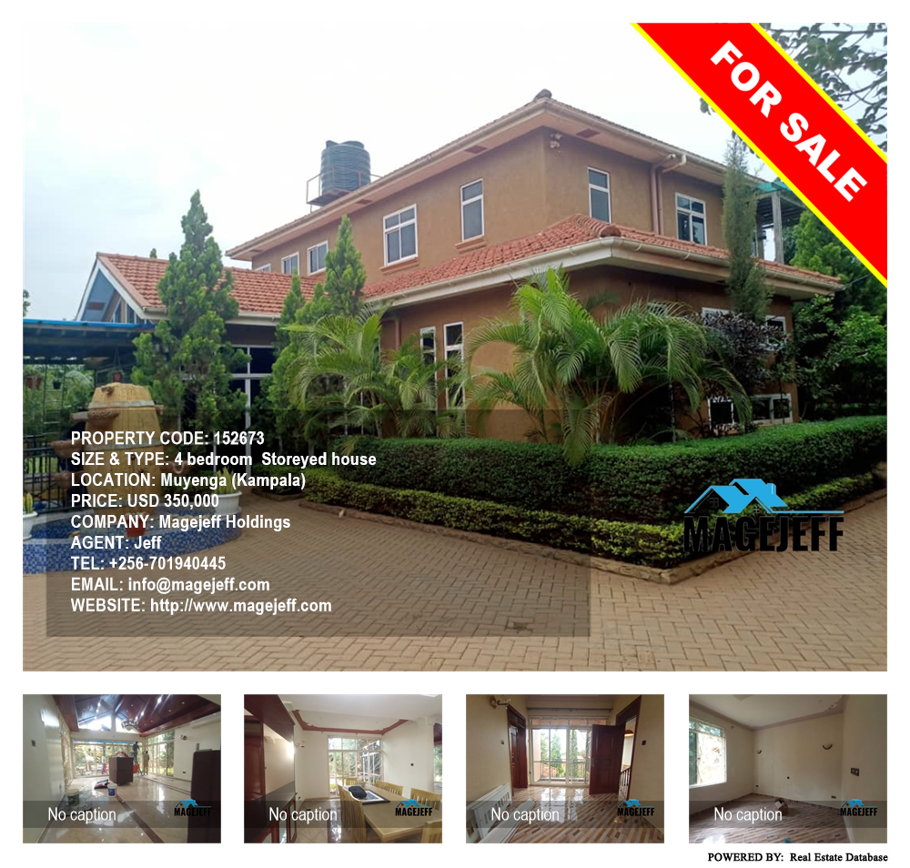 4 bedroom Storeyed house  for sale in Muyenga Kampala Uganda, code: 152673