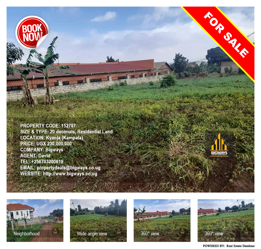 Residential Land  for sale in Kyanja Kampala Uganda, code: 152707