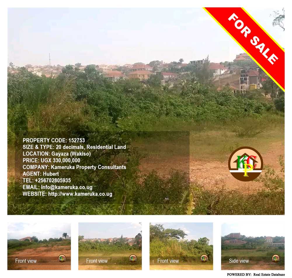 Residential Land  for sale in Gayaza Wakiso Uganda, code: 152753