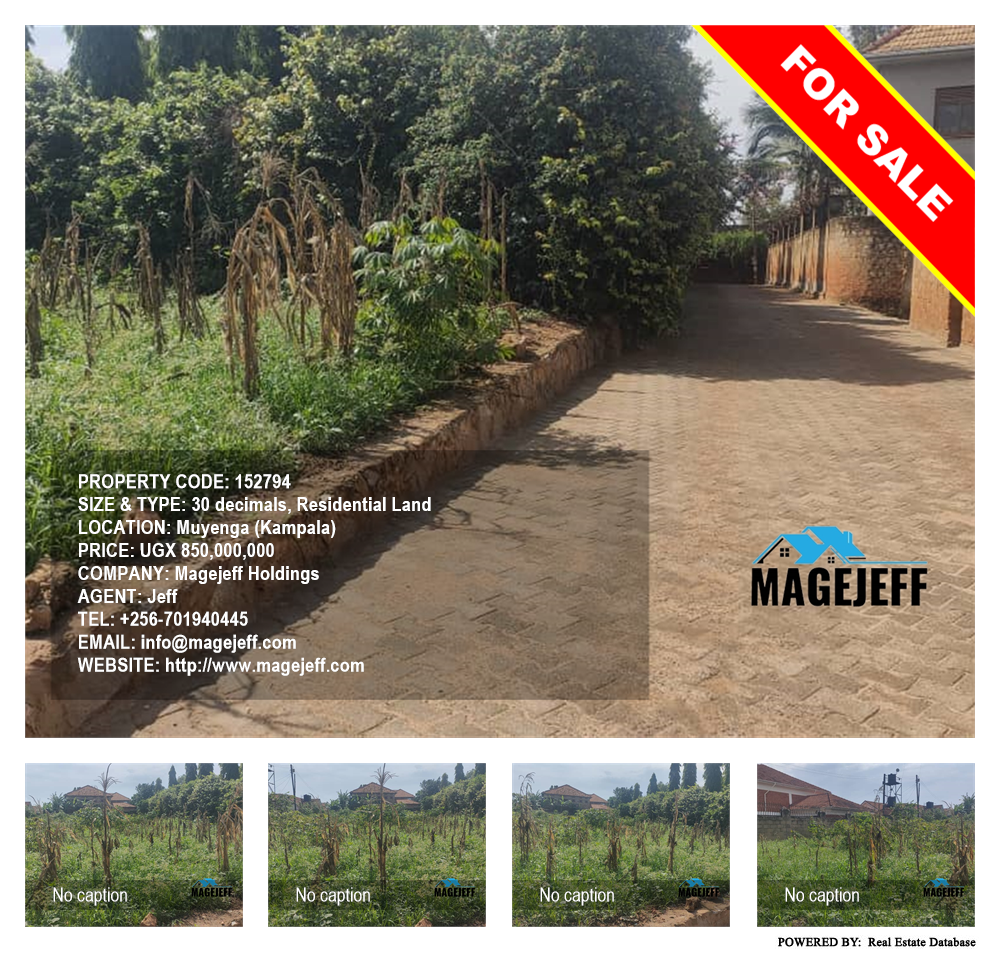 Residential Land  for sale in Muyenga Kampala Uganda, code: 152794