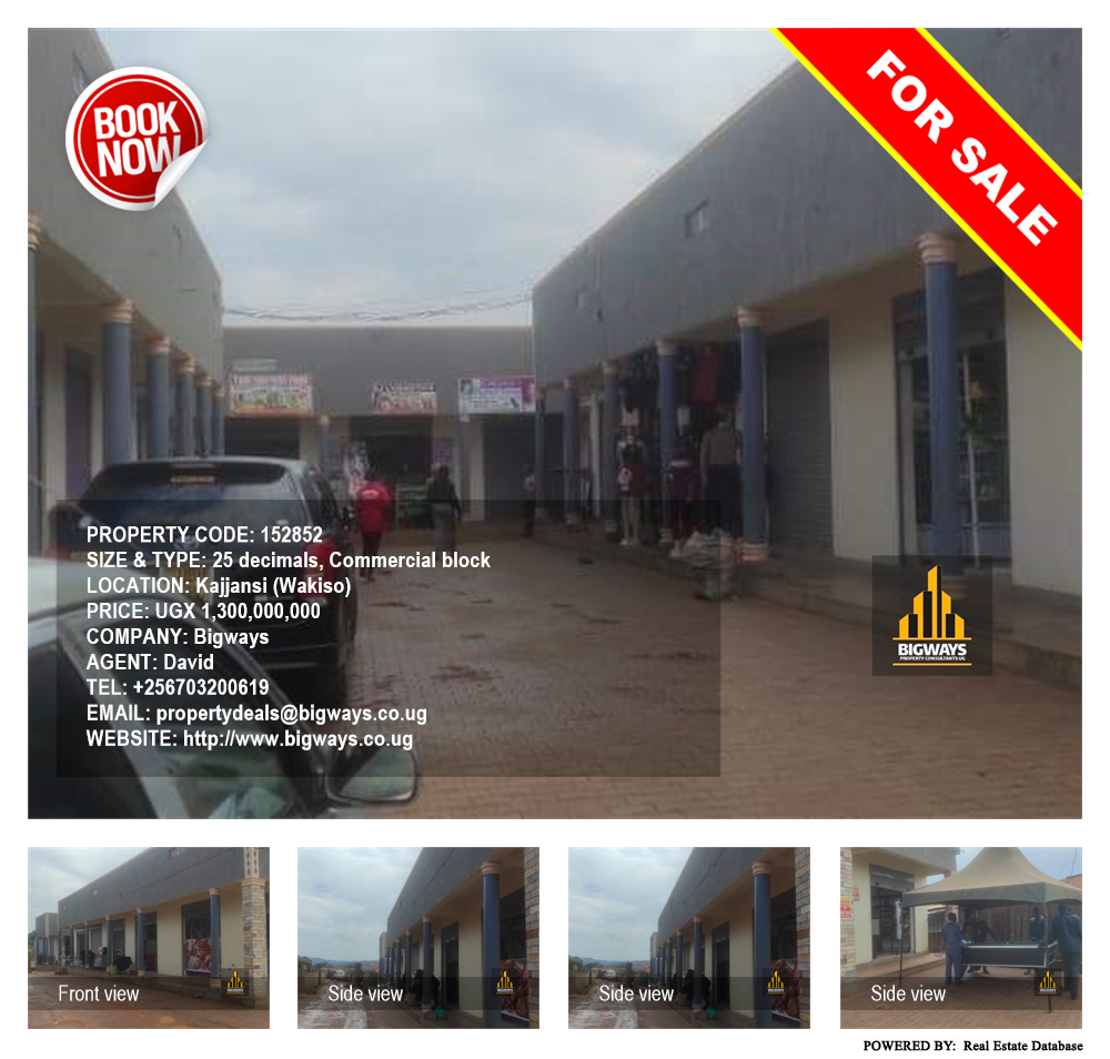 Commercial block  for sale in Kajjansi Wakiso Uganda, code: 152852