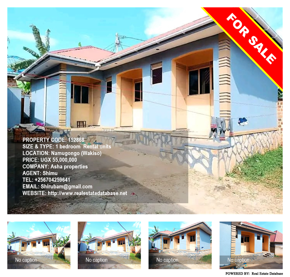 1 bedroom Rental units  for sale in Namugongo Wakiso Uganda, code: 152868