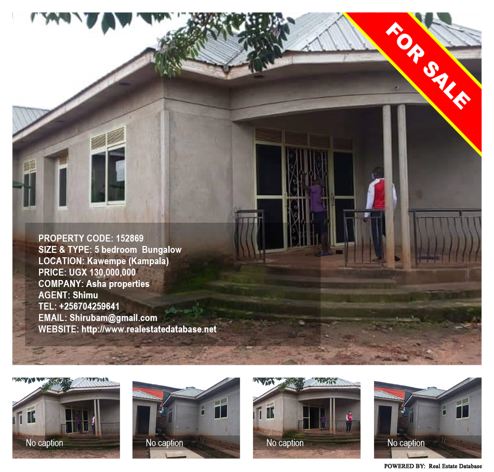 5 bedroom Bungalow  for sale in Kawempe Kampala Uganda, code: 152869