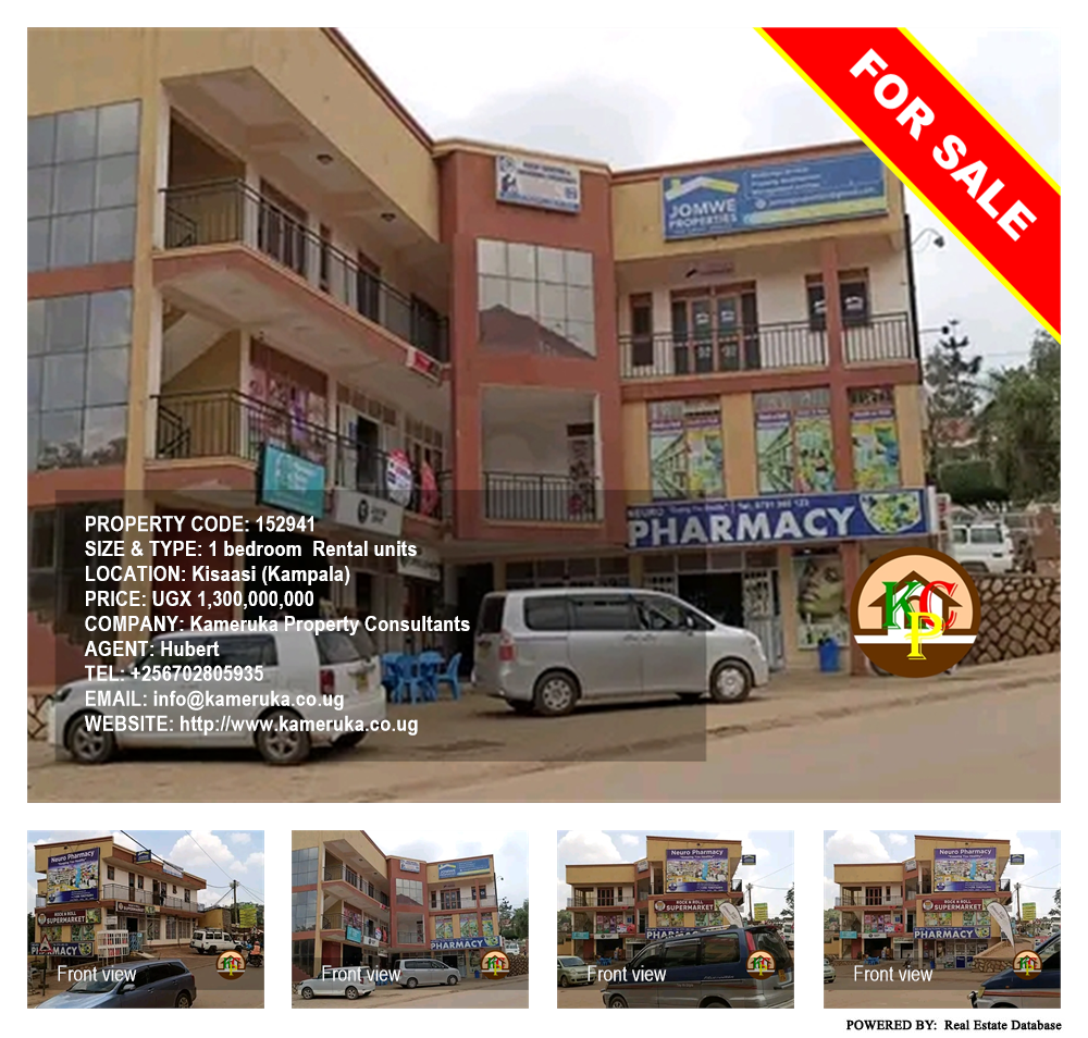 1 bedroom Rental units  for sale in Kisaasi Kampala Uganda, code: 152941