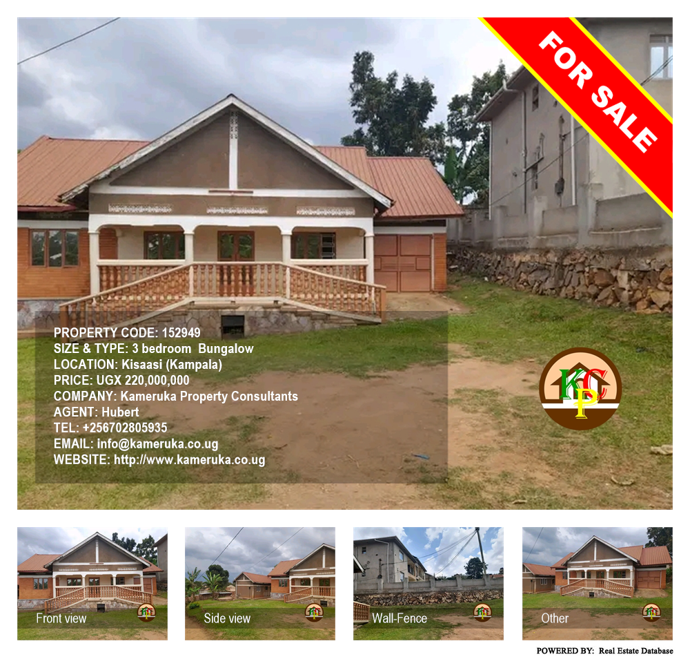 3 bedroom Bungalow  for sale in Kisaasi Kampala Uganda, code: 152949