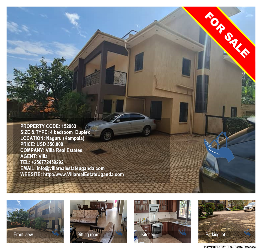 4 bedroom Duplex  for sale in Naguru Kampala Uganda, code: 152963