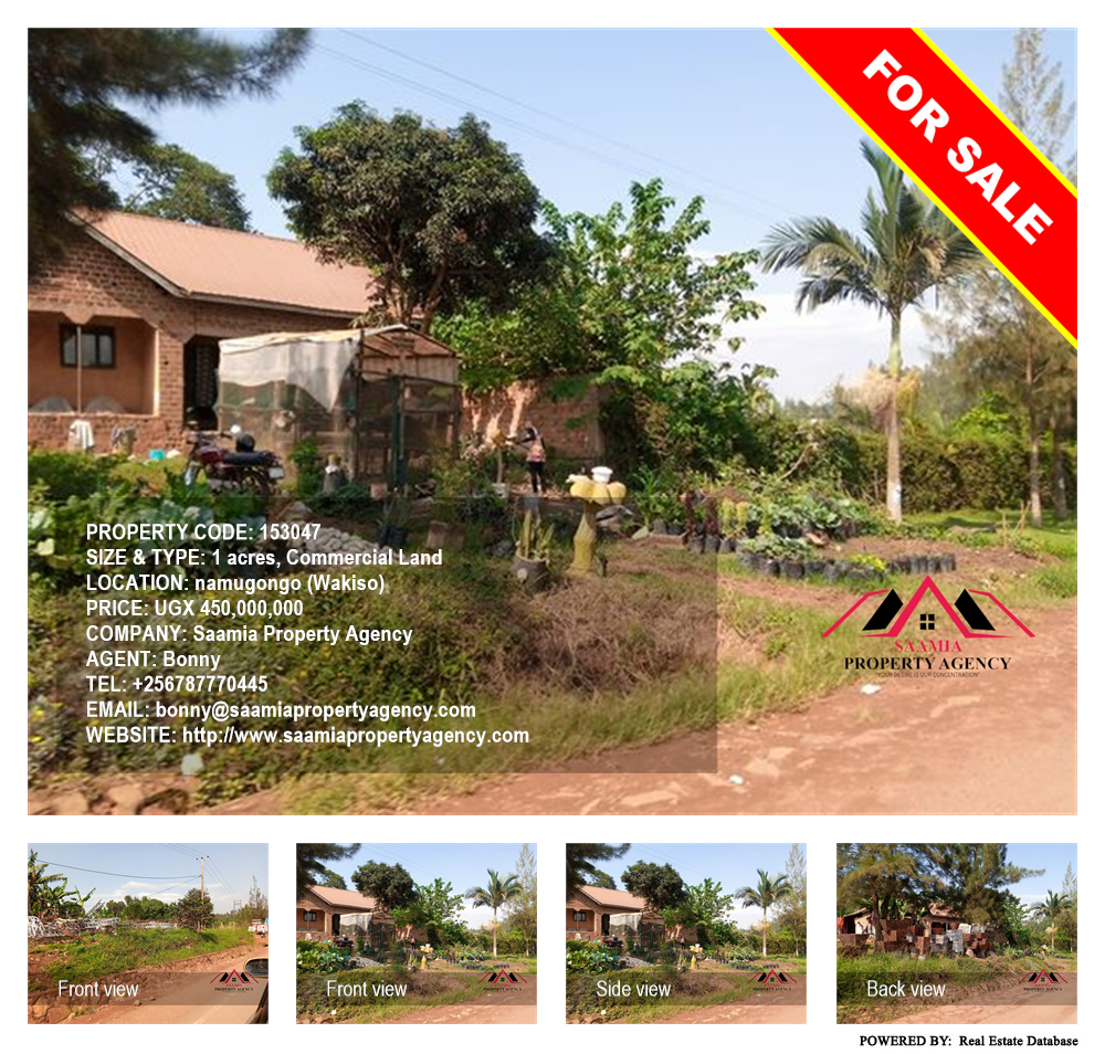 Commercial Land  for sale in Namugongo Wakiso Uganda, code: 153047