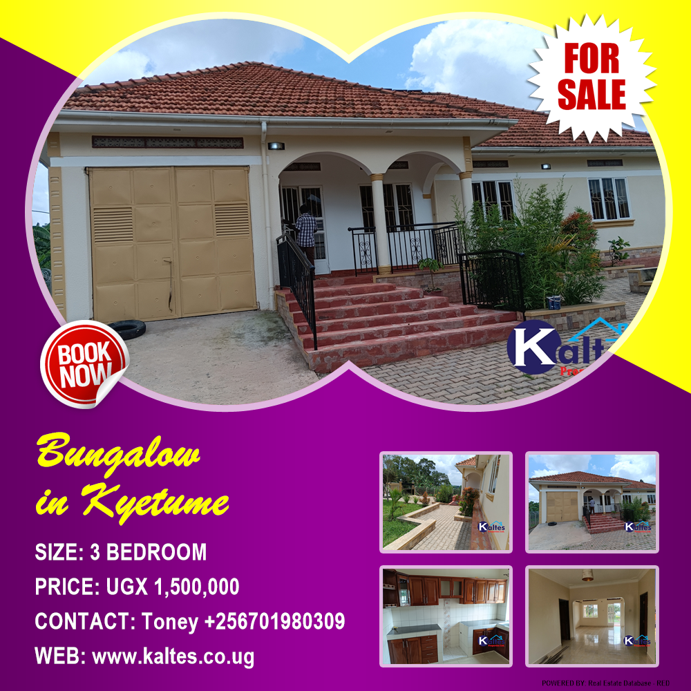3 bedroom Bungalow  for rent in Kyetume Mukono Uganda, code: 153098