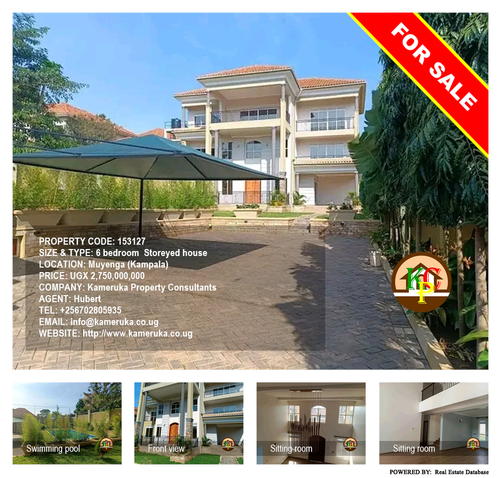 6 bedroom Storeyed house  for sale in Muyenga Kampala Uganda, code: 153127