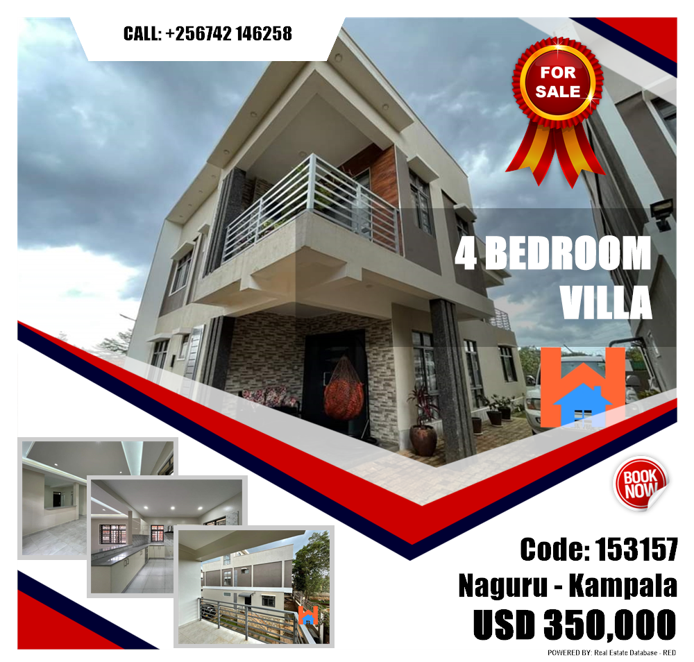4 bedroom Villa  for sale in Naguru Kampala Uganda, code: 153157