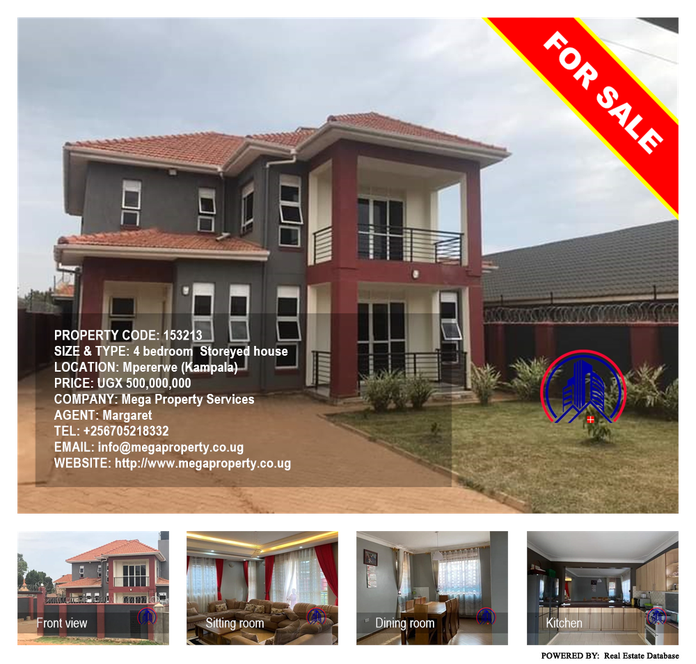 4 bedroom Storeyed house  for sale in Mpererwe Kampala Uganda, code: 153213