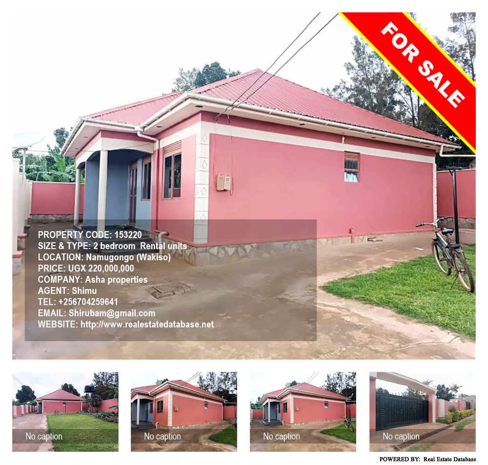 2 bedroom Rental units  for sale in Namugongo Wakiso Uganda, code: 153220