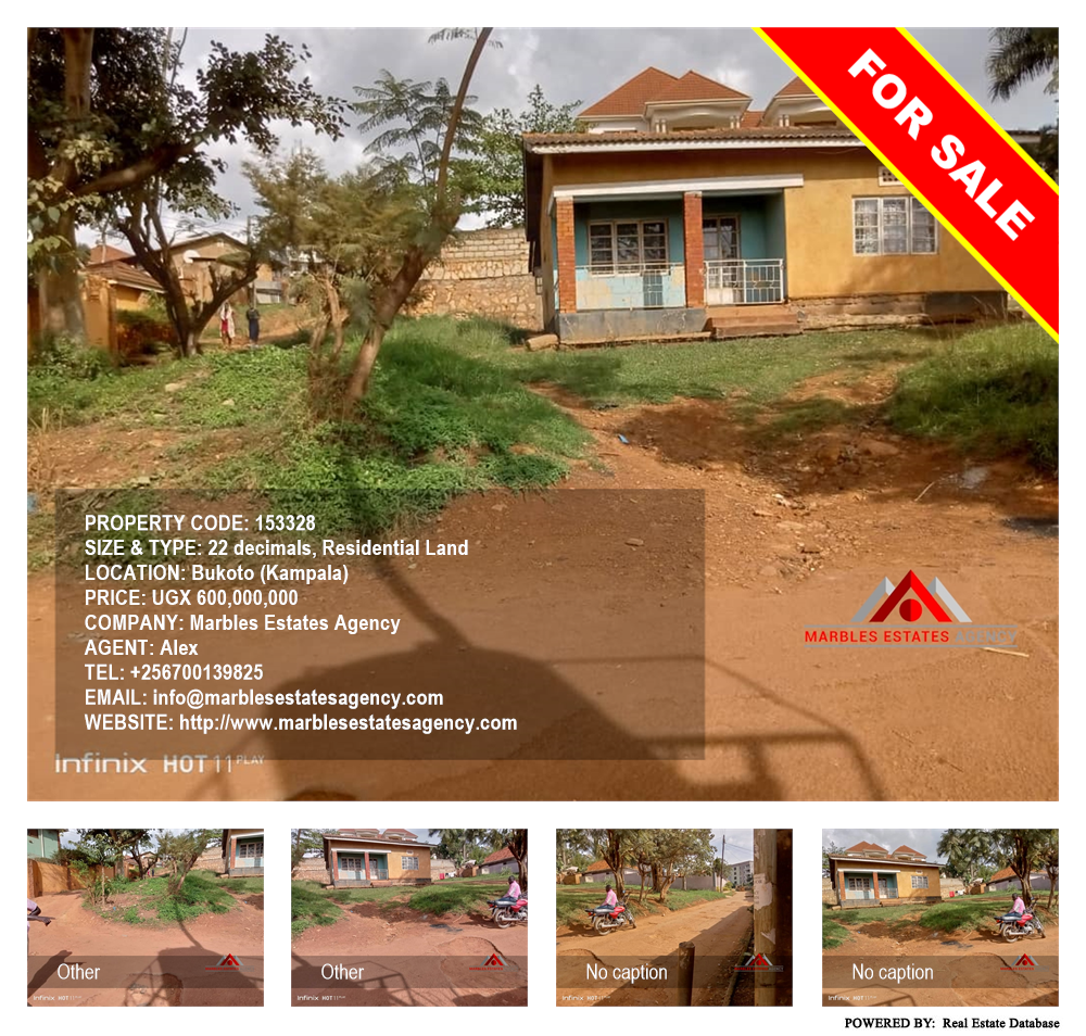 Residential Land  for sale in Bukoto Kampala Uganda, code: 153328
