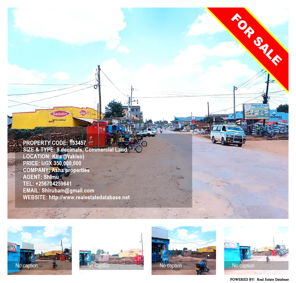 Commercial Land  for sale in Kira Wakiso Uganda, code: 153457