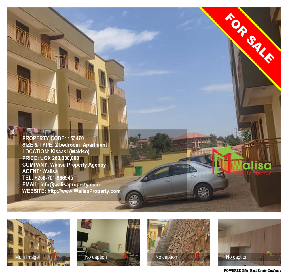 2 bedroom Apartment  for sale in Kisaasi Wakiso Uganda, code: 153470