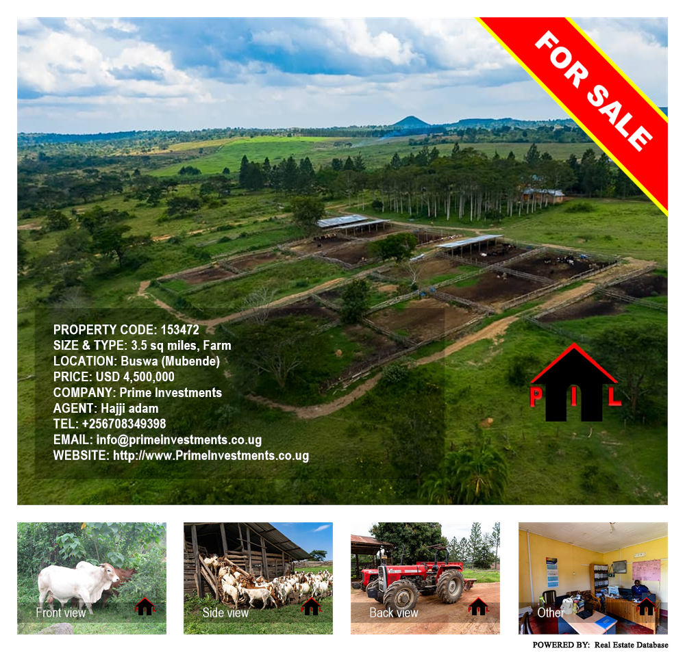 Farm  for sale in Buswa Mubende Uganda, code: 153472