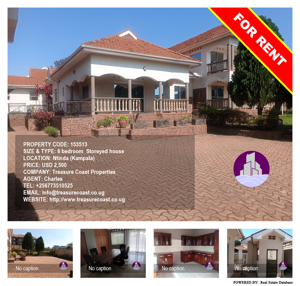 6 bedroom Storeyed house  for rent in Ntinda Kampala Uganda, code: 153513