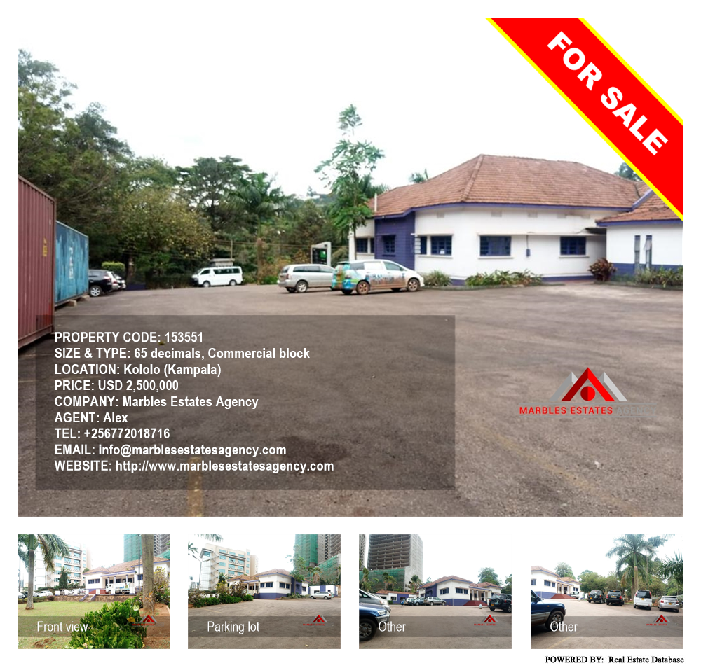 Commercial block  for sale in Kololo Kampala Uganda, code: 153551