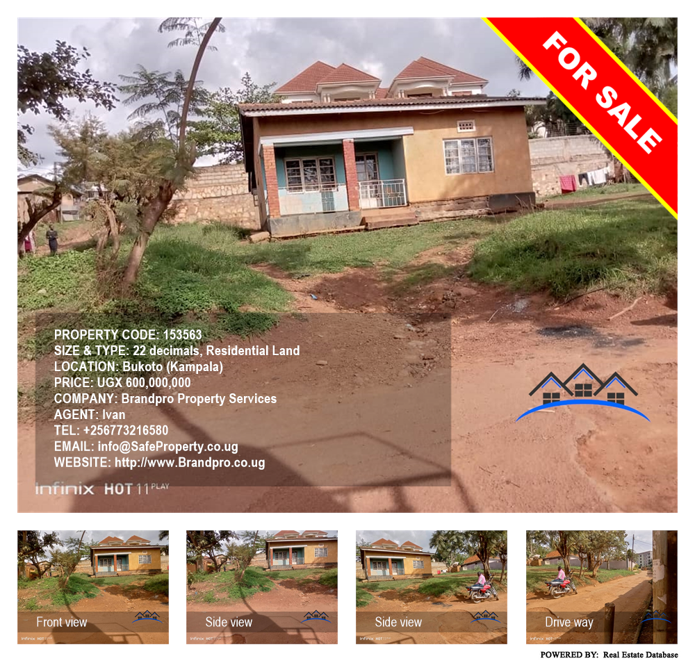 Residential Land  for sale in Bukoto Kampala Uganda, code: 153563
