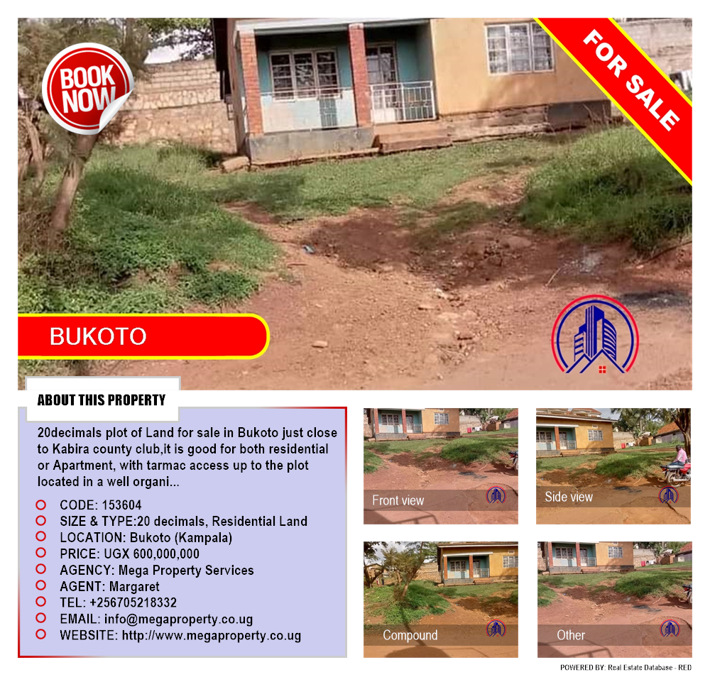 Residential Land  for sale in Bukoto Kampala Uganda, code: 153604