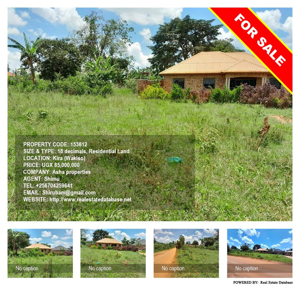 Residential Land  for sale in Kira Wakiso Uganda, code: 153612