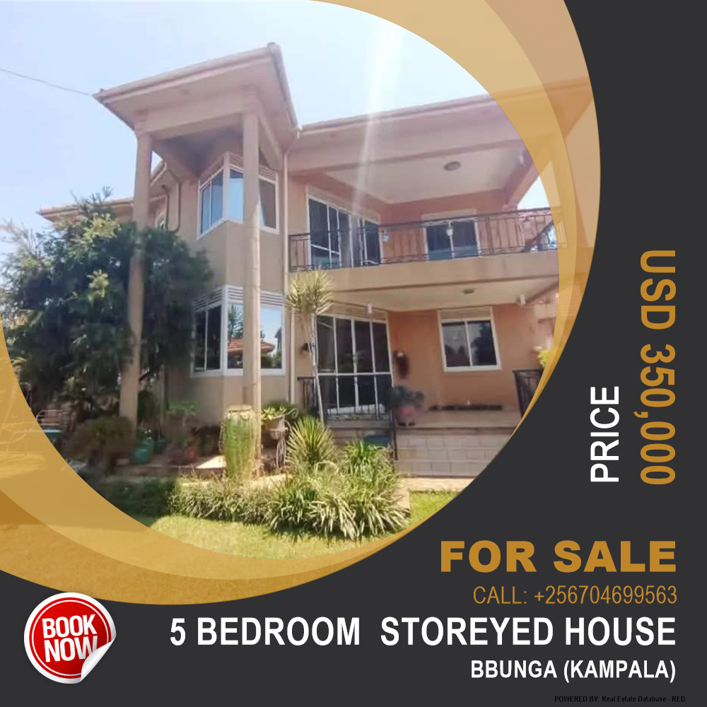5 bedroom Storeyed house  for sale in Bbunga Kampala Uganda, code: 153717