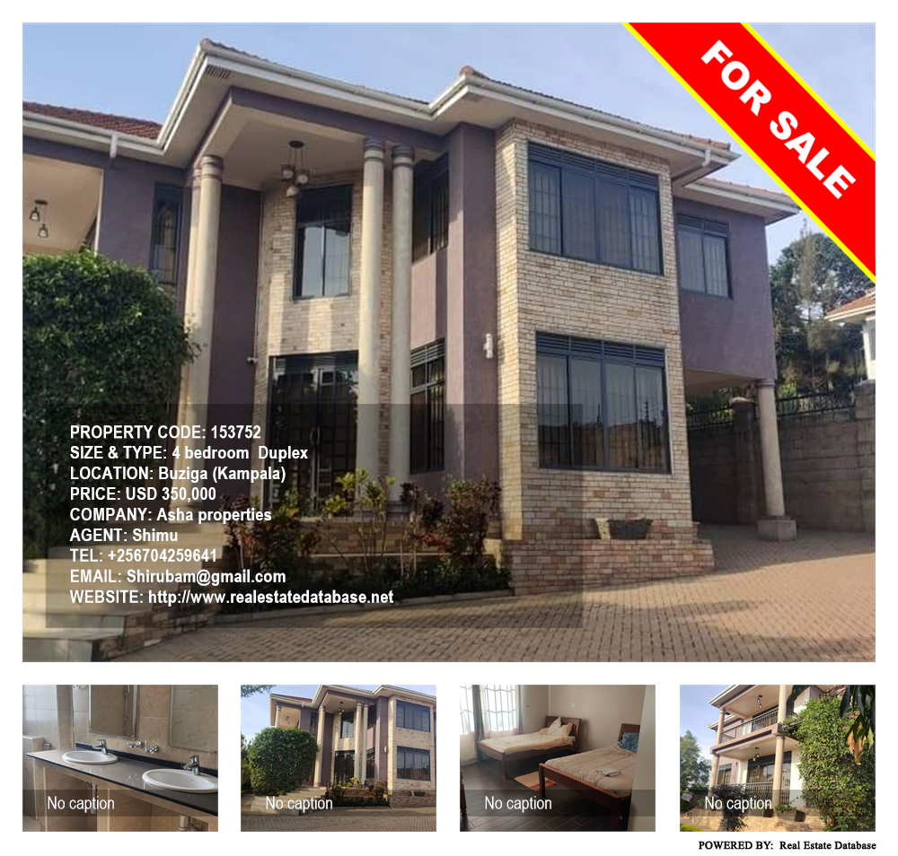 4 bedroom Duplex  for sale in Buziga Kampala Uganda, code: 153752