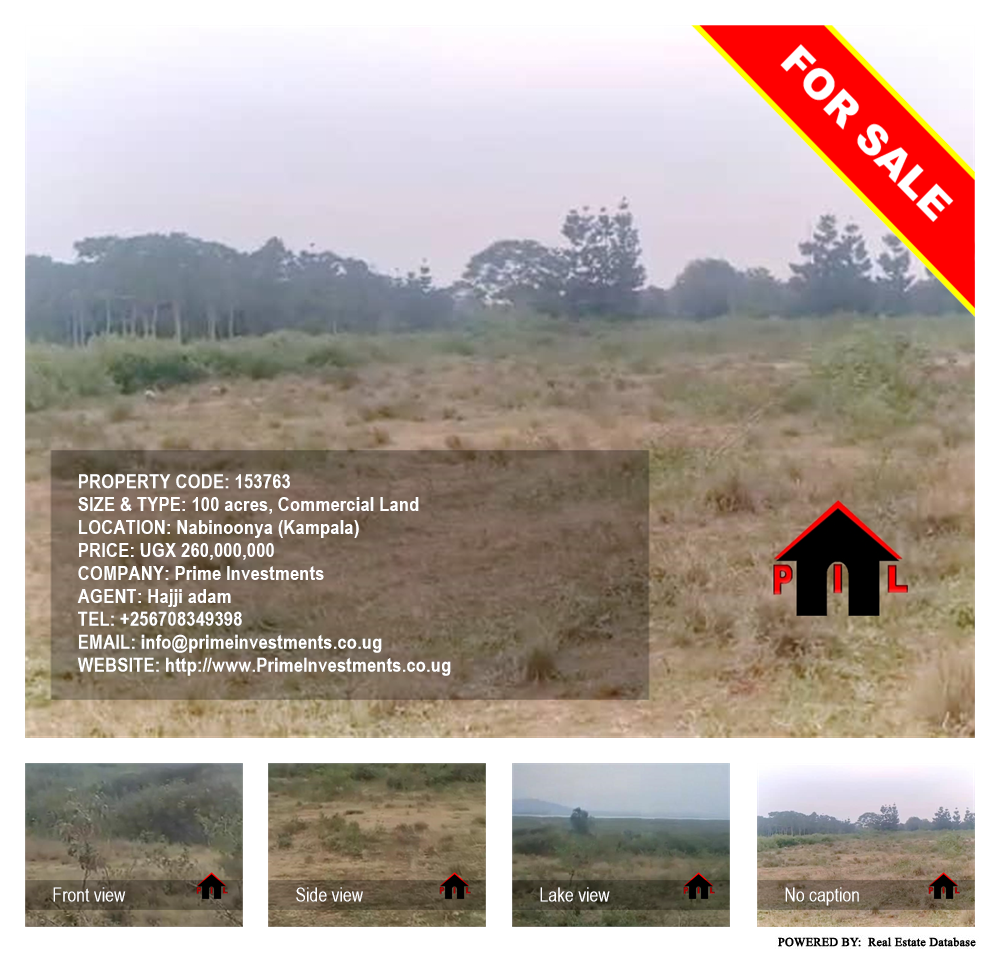 Commercial Land  for sale in Nabinoonya Kampala Uganda, code: 153763