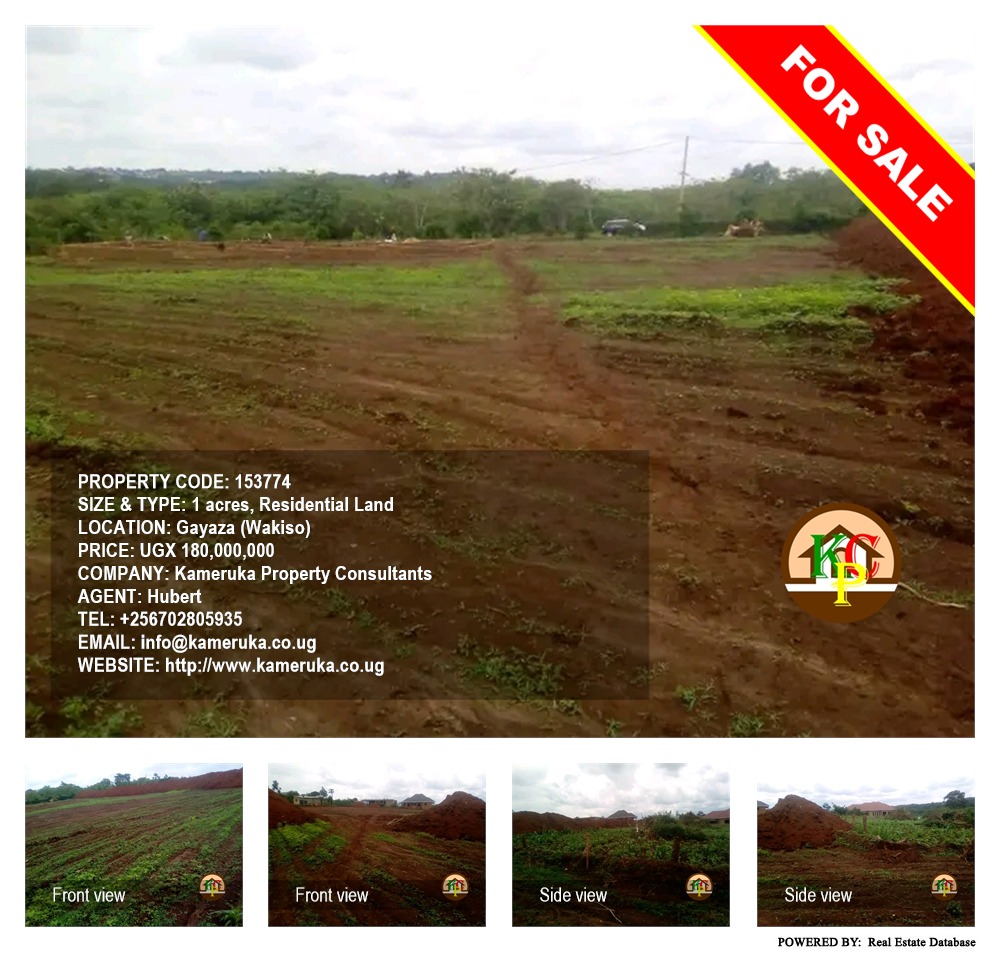Residential Land  for sale in Gayaza Wakiso Uganda, code: 153774