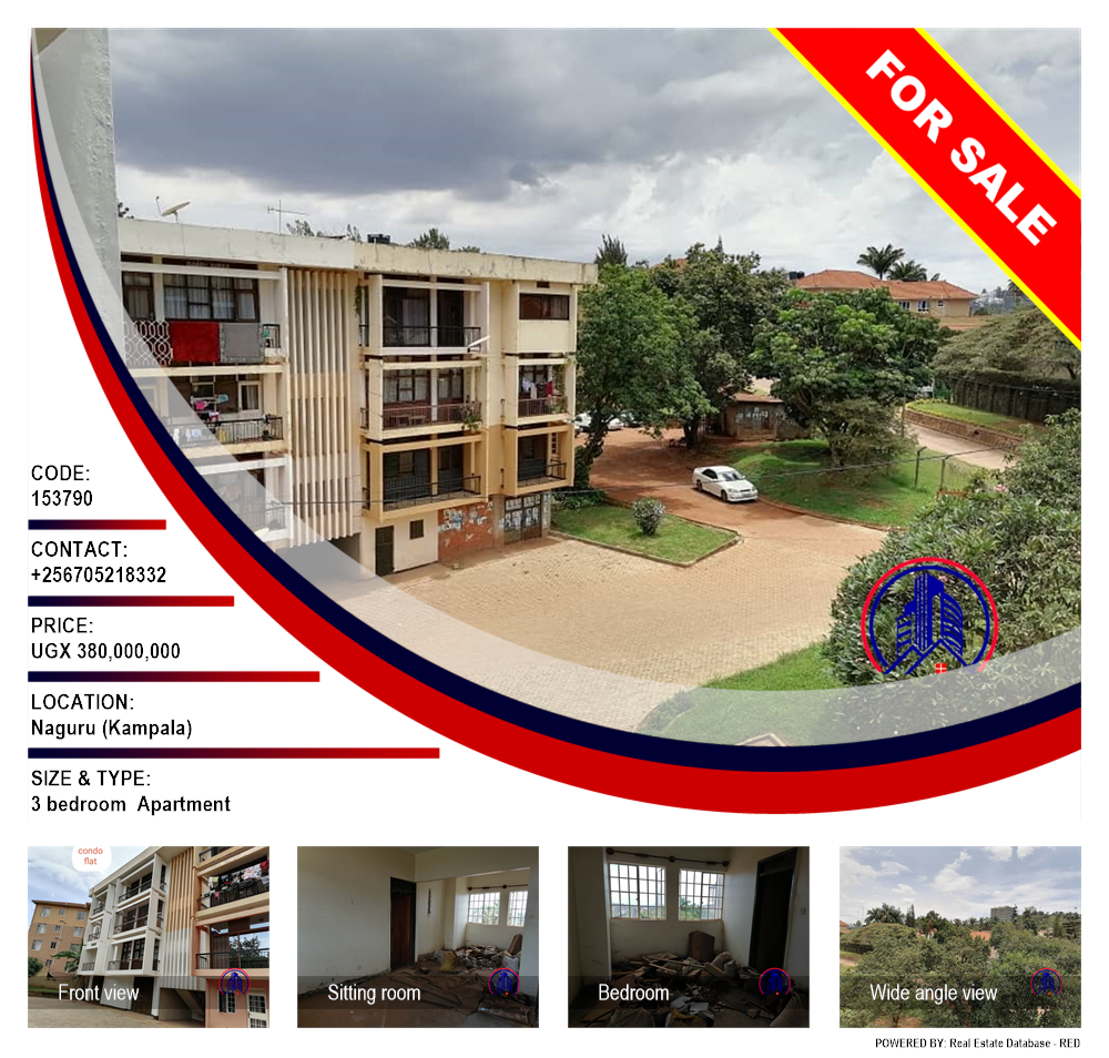 3 bedroom Apartment  for sale in Naguru Kampala Uganda, code: 153790